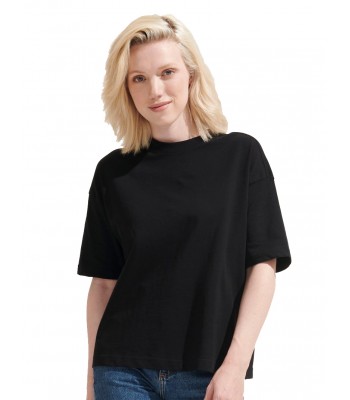 Γυναικείο Oversized T-Shirt BOXY SOL’S – Οργανικό Βαμβάκι 